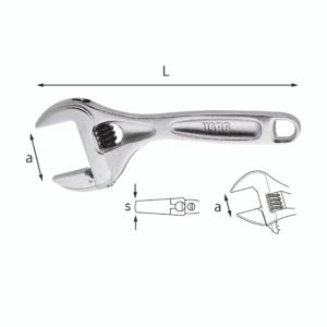 llave ajustable corta 294 CA